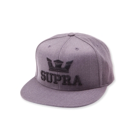 Supra Accessories ABOVE SNAP Hats Charcoal Heather | US-97307